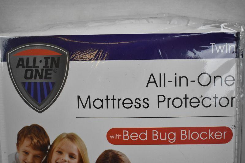 Original Bed Bug Blocker Zippered Mattress Cover Protector Twin Size