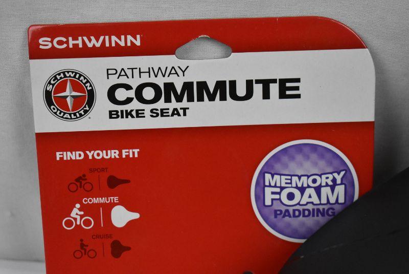 Schwinn commute pathway memory foam bicycle saddle cheap