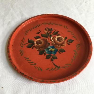 Lot 49 - Floral Hand Painted Trays & More