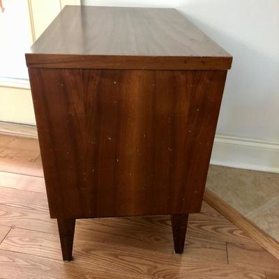Lot 55 - MCM Side Table & Lamp