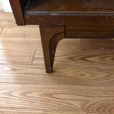 Lot 55 - MCM Side Table & Lamp