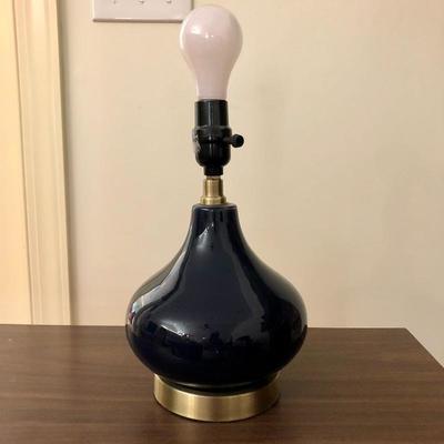 Lot 55 - MCM Side Table & Lamp