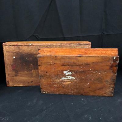 Lot 56 - Antique Wooden Pails and Trays
