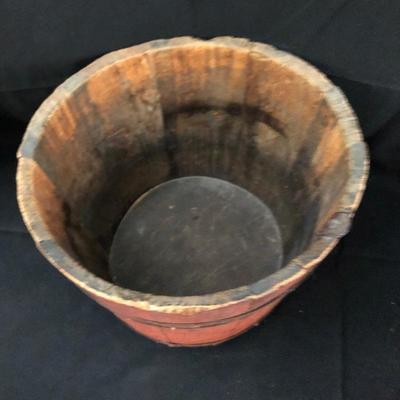 Lot 56 - Antique Wooden Pails and Trays