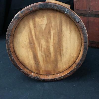 Lot 56 - Antique Wooden Pails and Trays