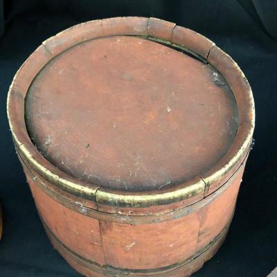 Lot 56 - Antique Wooden Pails and Trays