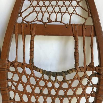 Lot 58 - Wooden Snowshoes