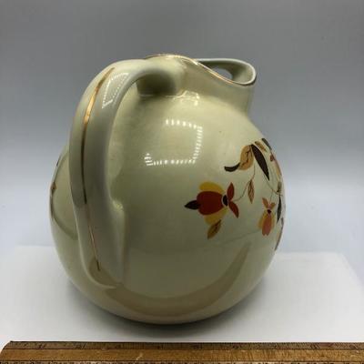 Hall's Pottery Autumn Leaf Water Pitcher
