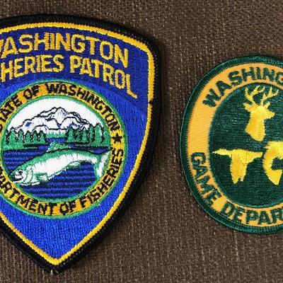 #173 Washington State Fisheries and Game Dept Patch