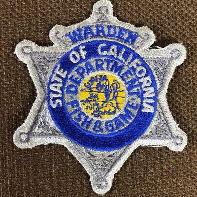 #176 State of California Fish and Game Warden 