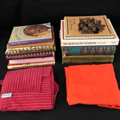 Lot 67 - Cookbooks and Aprons