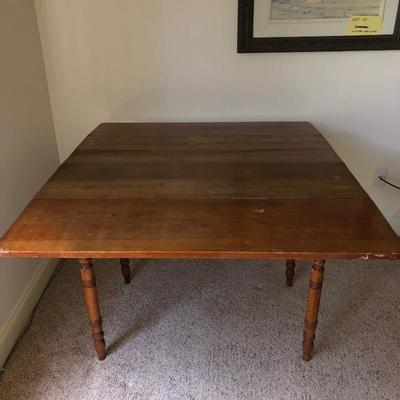 Lot 68 - Antique Drop-Leaf Table