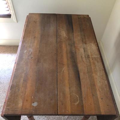 Lot 68 - Antique Drop-Leaf Table