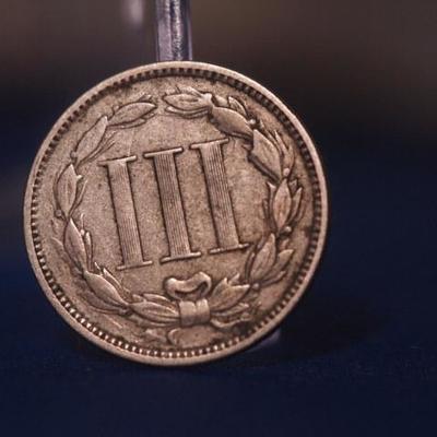 1867 Nickel 3 cent piece  35