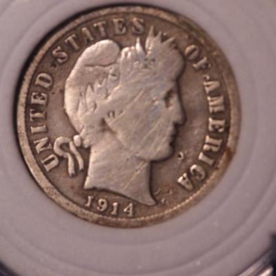 1914 Silver Dime  37