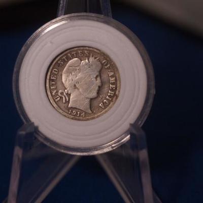 1914 Silver Dime  37