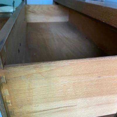 Mid-century Modern Dresser with Mirror and Chest of Drawers
