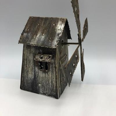 Metal Art Windmill Music Box (Not Working)