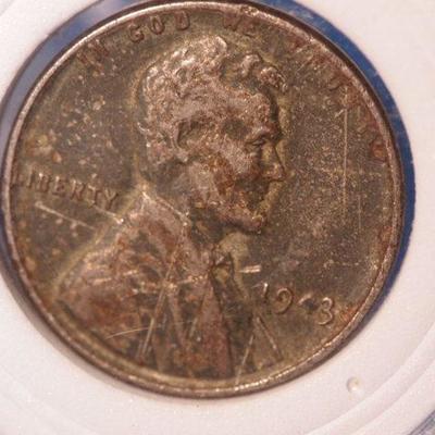 2 WW2 Steel Penny's   57
