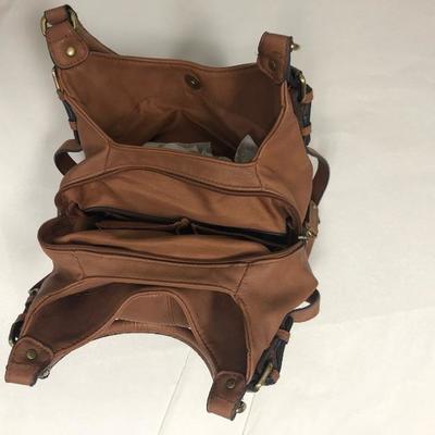 Brown Multipocket Merona Handbag 