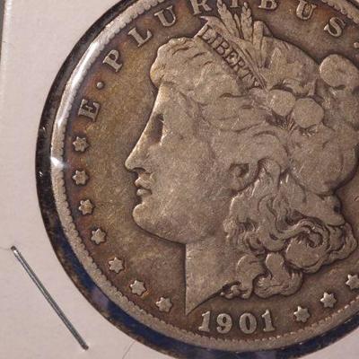 1901 O Morgan Silver Dollar  95