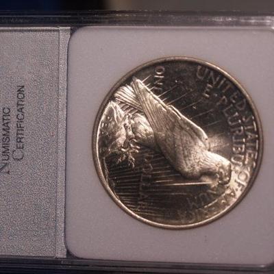 1924 PEACE Silver Dollar 100