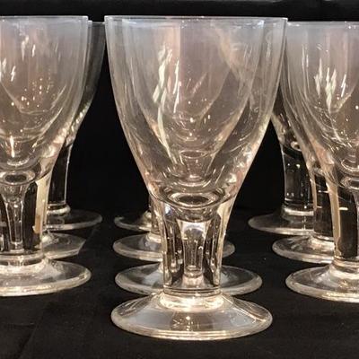 Lot #29 Set of 10 Crystal Water Glasses 