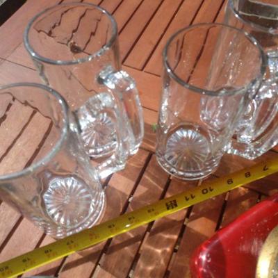 Misc. Kitchen items Glass Mugs