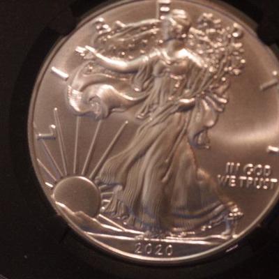 2020 MS 70 Silver American Eagle  106
