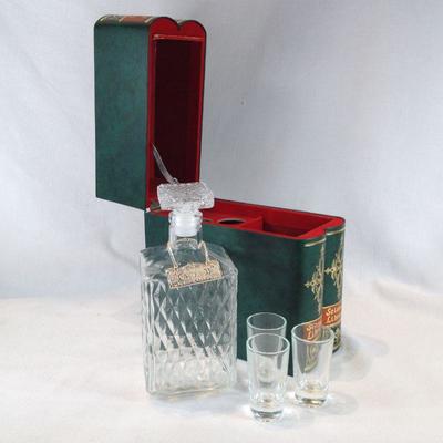 Decanter Set in Musical Book Box