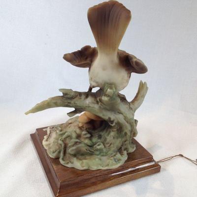 Bird with Mushrooms