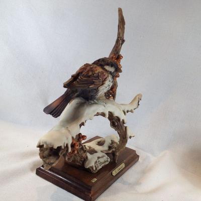 Bird with Mushrooms