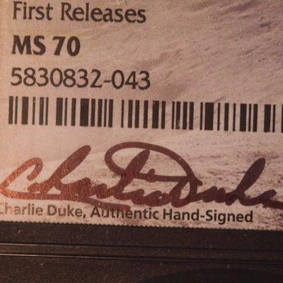 Black Label Silver American Eagle Hand Signed 122