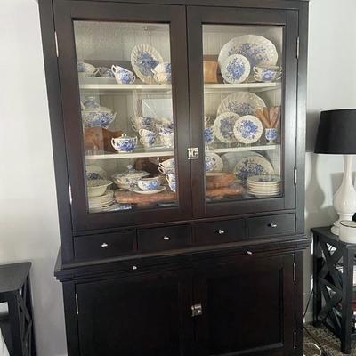 MARTHA STEWART â€œLILY PONDâ€ CHINA CABINET by BERNHARDT