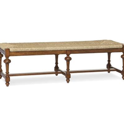 POTTERY BARN RUSTIC â€œCOMOâ€ RECTANGULAR BENCH OR COFFEE TABLE 