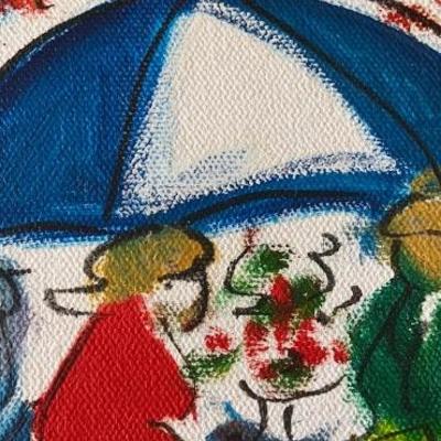 THREE ORIGINAL PAINTINGS BY RENOWNED CANADIAN ARTIST, VAL SEWELL. 