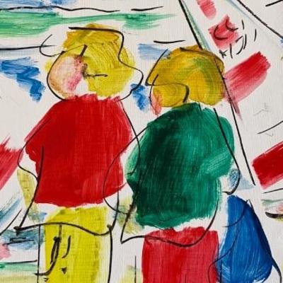 THREE ORIGINAL PAINTINGS BY RENOWNED CANADIAN ARTIST, VAL SEWELL. 