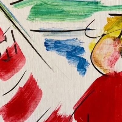 THREE ORIGINAL PAINTINGS BY RENOWNED CANADIAN ARTIST, VAL SEWELL. 