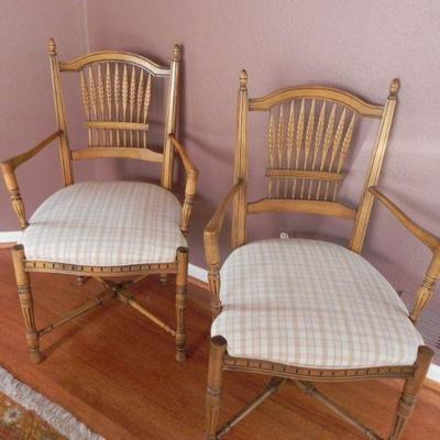 LOT 23   2 ARMED CHAIRS
