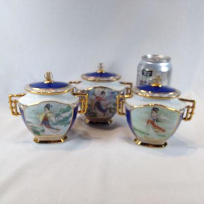 Music Box Tea Jars