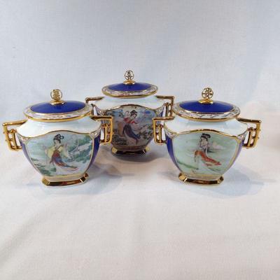 Music Box Tea Jars