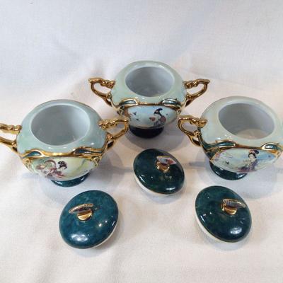 Music Box Sugar Jars
