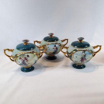 Music Box Sugar Jars