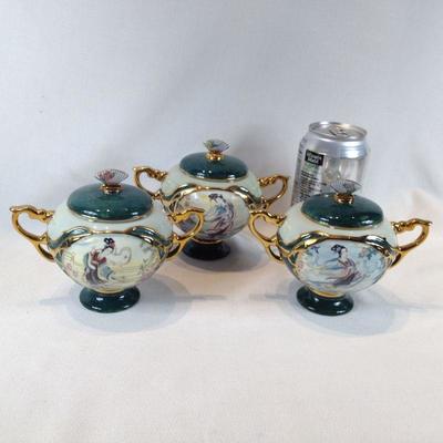 Music Box Sugar Jars #2
