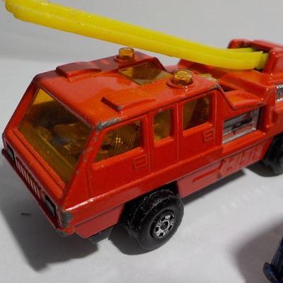Match box Vintage fire trucks and classic vintage trash.