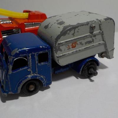 Match box Vintage fire trucks and classic vintage trash.