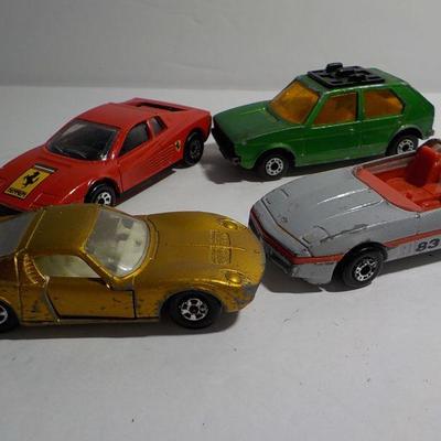 Match box " Lamborghini Miura" No. 33, VW 1976, Ferrari Testarossa