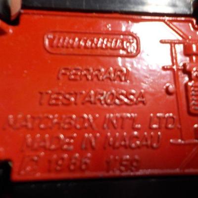 Match box " Lamborghini Miura" No. 33, VW 1976, Ferrari Testarossa