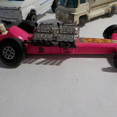 The work vehicles from match box 1970's and 80's.