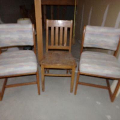 LOT 70  3 CHAIRS
